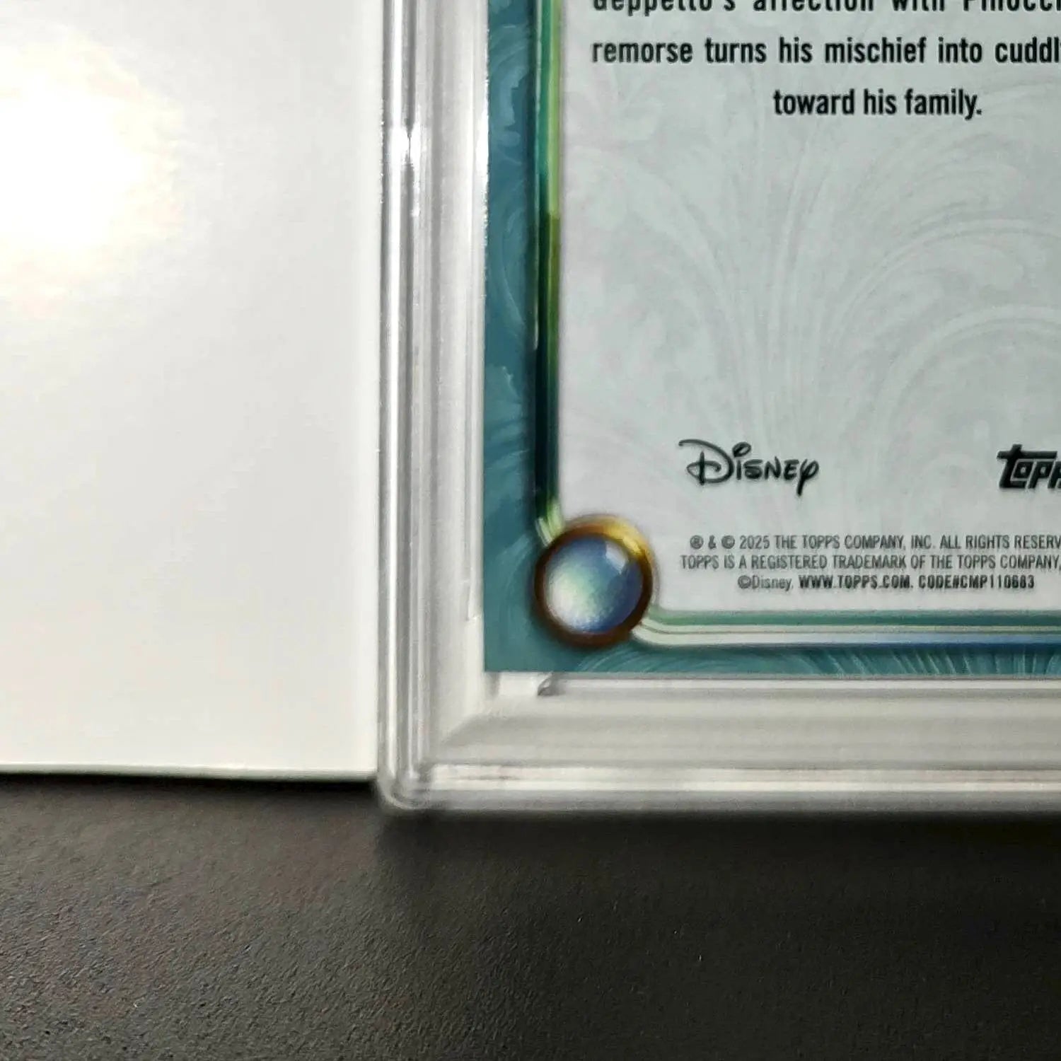 Figaro 2025 Topps Disney Wonder #109 Diamond Card Pinocchio PSA 8 - Non-Sports Card Single