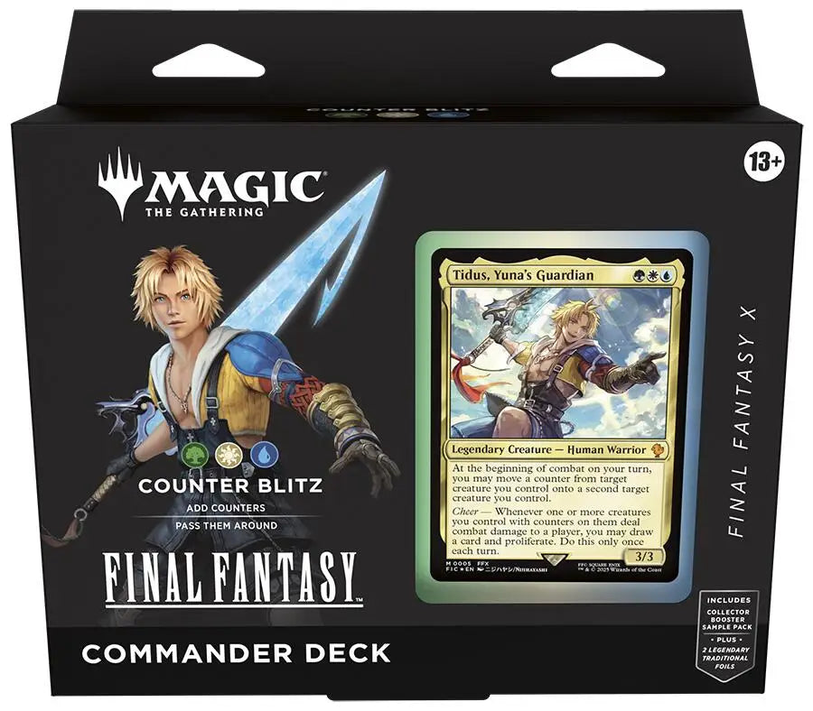FINAL FANTASY - Commander Deck (Counter Blitz) FINAL FANTASY X) - TCG Card Box