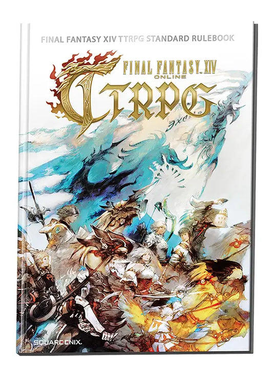 Final Fantasy XIV TTRPG Standard Rulebook with colorful illustrated cover