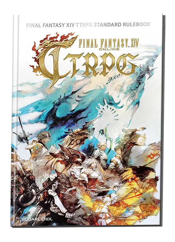 Final Fantasy XIV TTRPG Standard Rulebook with colorful illustrated cover