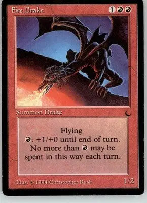 Fire Drake - The Dark - HP Magic: The Gathering - Magic Card Single