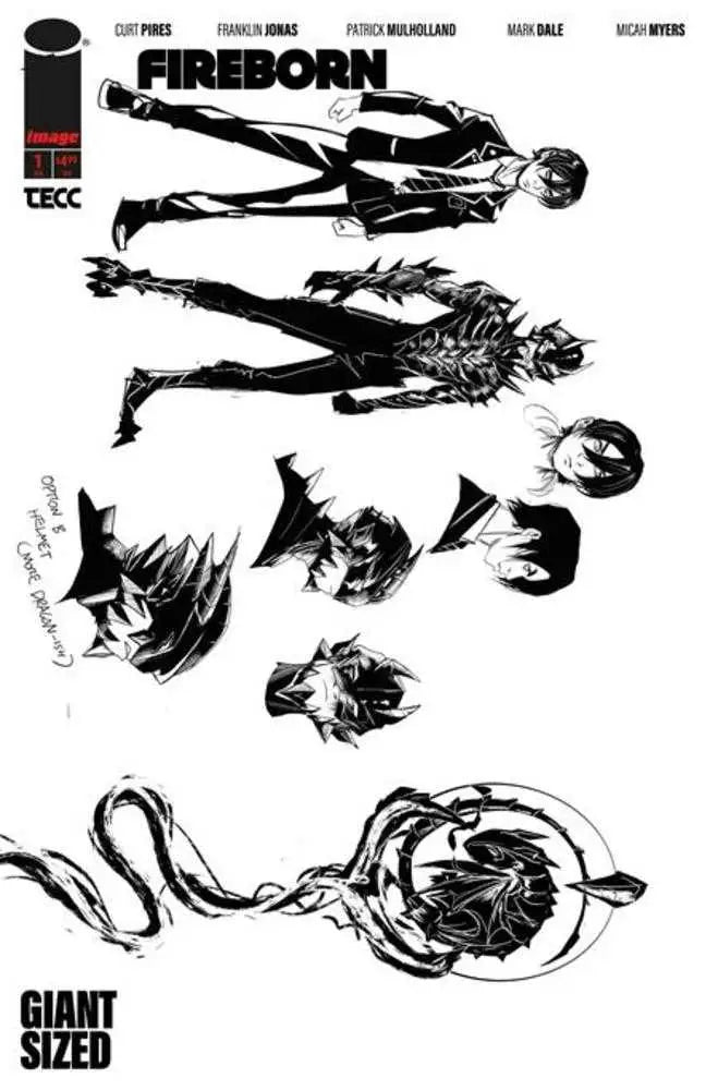 Fireborn #1 Cover F Inc 1:15 Patrick Mulholland Design Variant - Comic Book