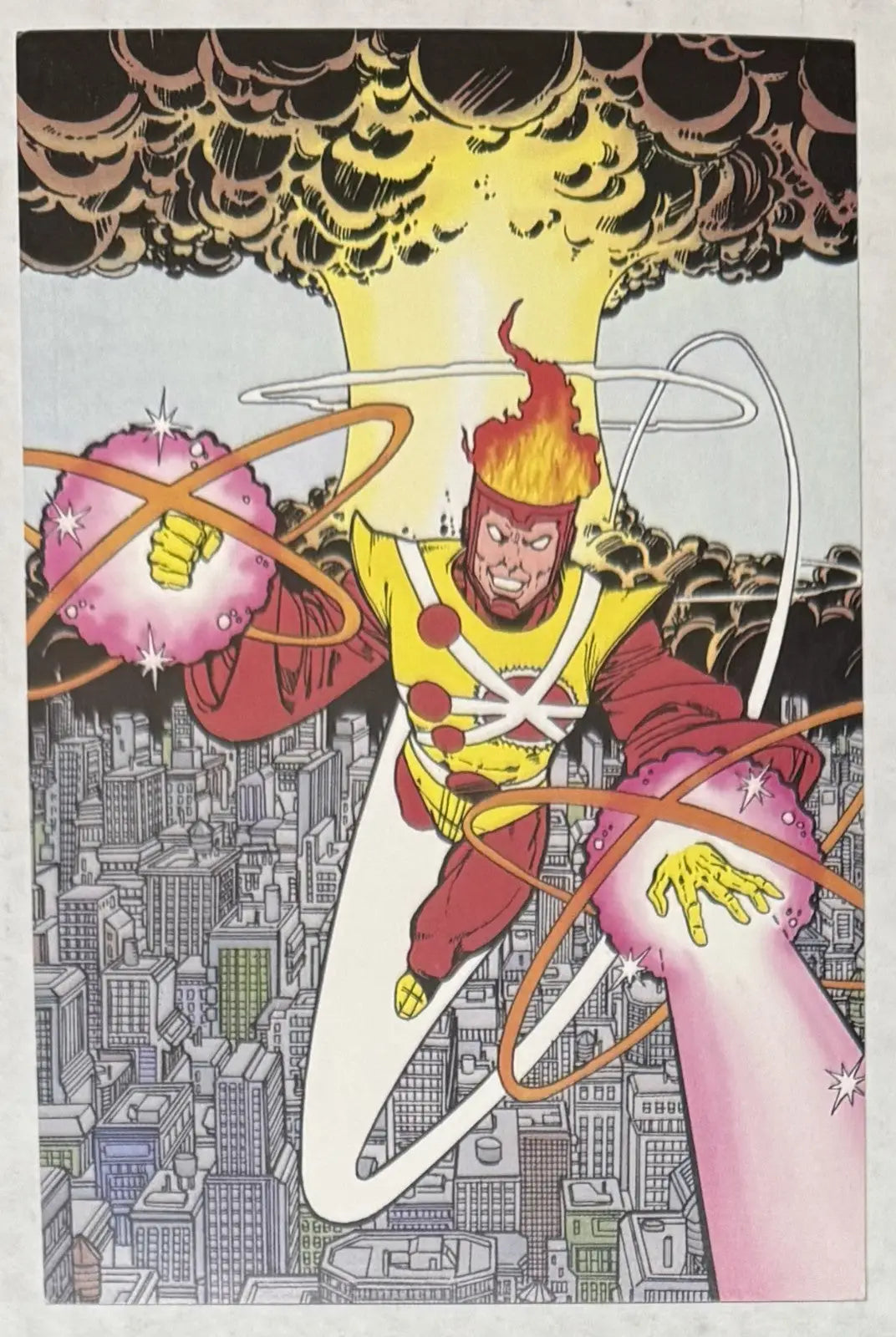 Firestorm Postcard Unposted 1984 DC Comics - Entertainment Memorabilia