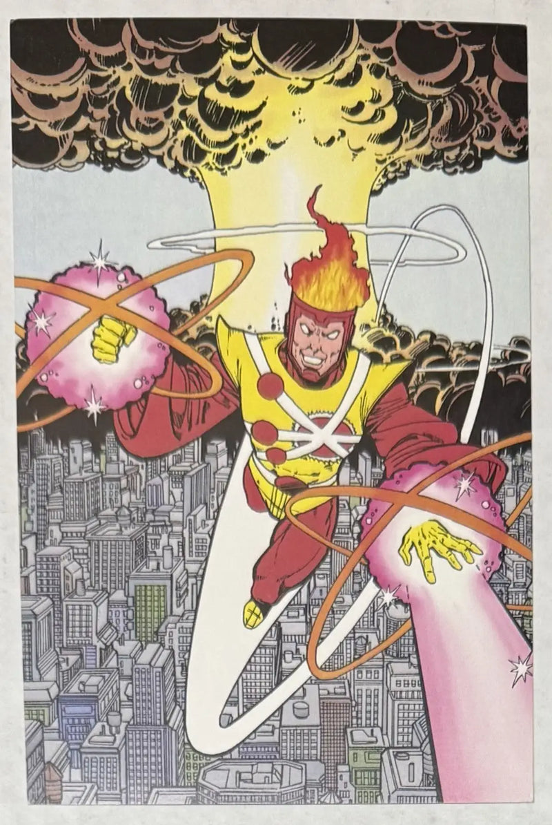 Firestorm Postcard Unposted 1984 DC Comics - Entertainment Memorabilia