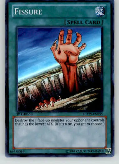 Fissure - Legendary Collection 3: Yugi’s World - LCYW-EN055 - 1st Edition MP - Yu-Gi-Oh! Card Single