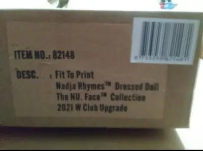 Fit to Print Nadja Rhymes NuFace Integrity Toys Fashion Doll Royalty NIB New - Action Figure & Toy