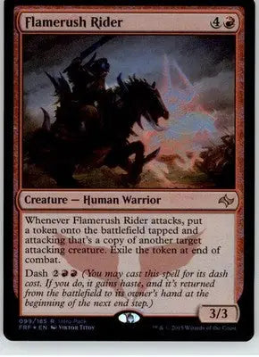 Flamerush Rider - Unique and Miscellaneous Promos - 99 - Foil NM Magic - Magic Card Single