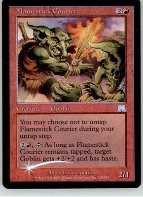 Flamestick Courier - Onslaught - 203 - Foil LP Magic: The Gathering - Magic Card Single
