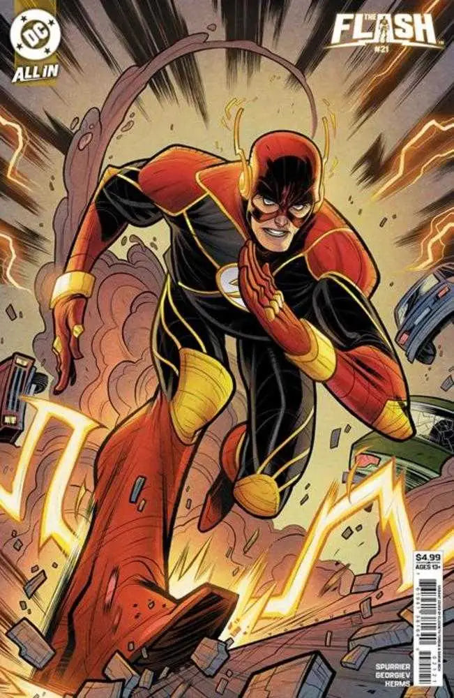 Flash #21 Cover C Elizabeth Torque Card Stock Variant comic book cover featuring bad moon rising