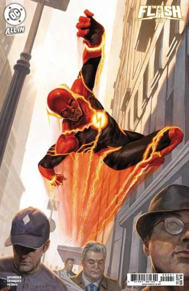 Flash comic book cover Gist Card Stock Variant featuring Flash #22 Cover B