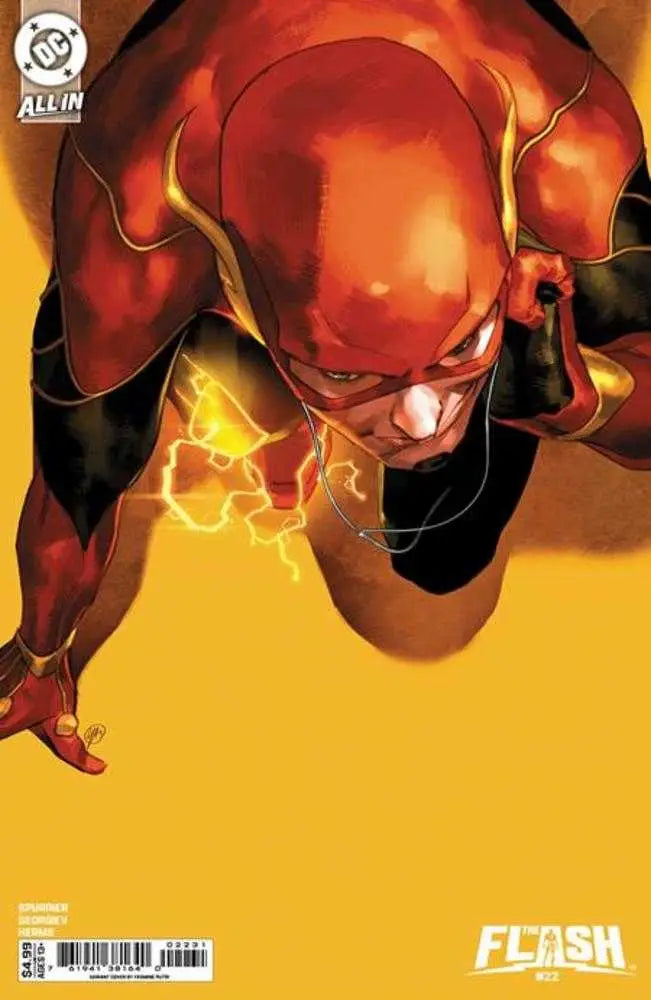 Flash #22 Cover C Yasmine Putri Card Stock Variant comic book cover featuring bad moon rising artwork