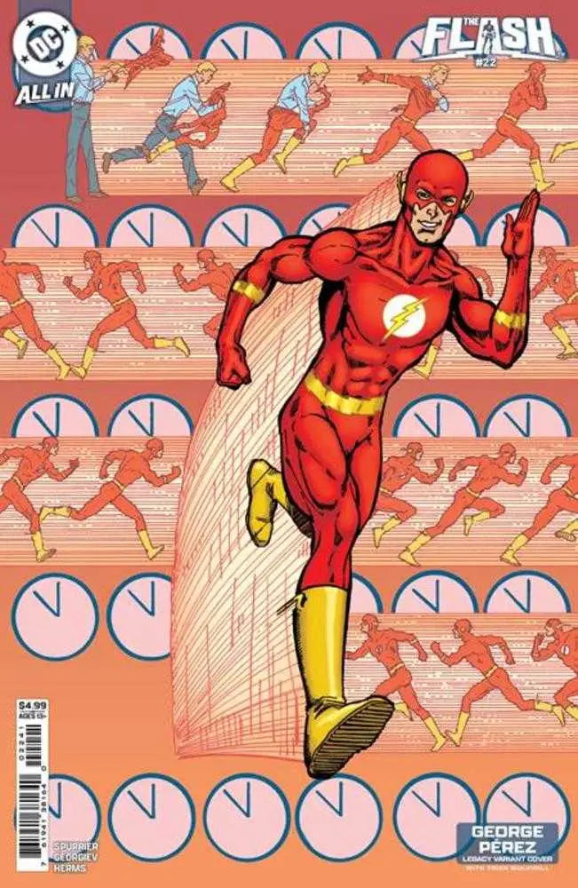 Flash #22 Cover D George Perez Legacy comic book cover featuring bad moon rising illustration