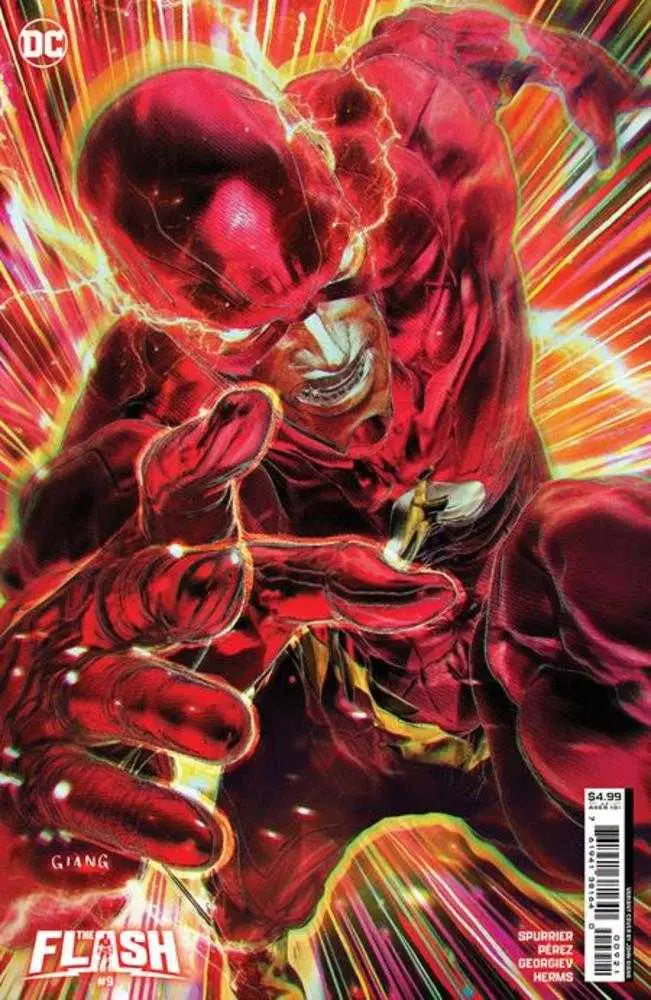 Flash #9 Cover B John Giang Card Stock Variant - Comic Book