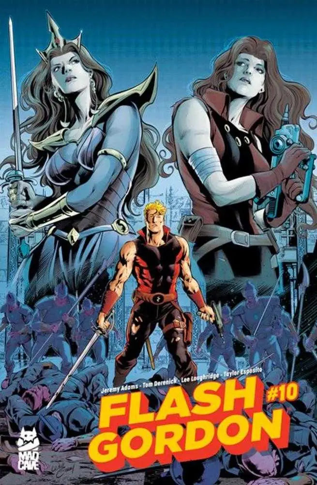 Flash Gordon comic book cover featuring vibrant artwork from Flash Gordon #10 Cover A Will Conrad
