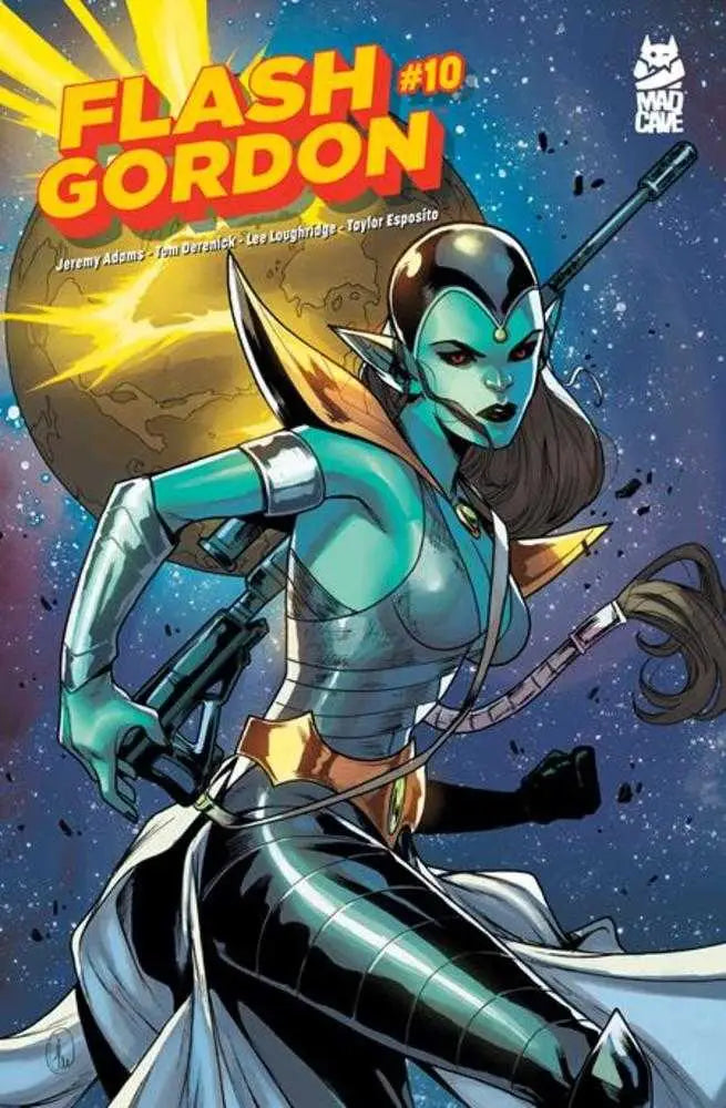 Flash Gordon comic book Cover B Marika Cresta Variant featuring vibrant artwork