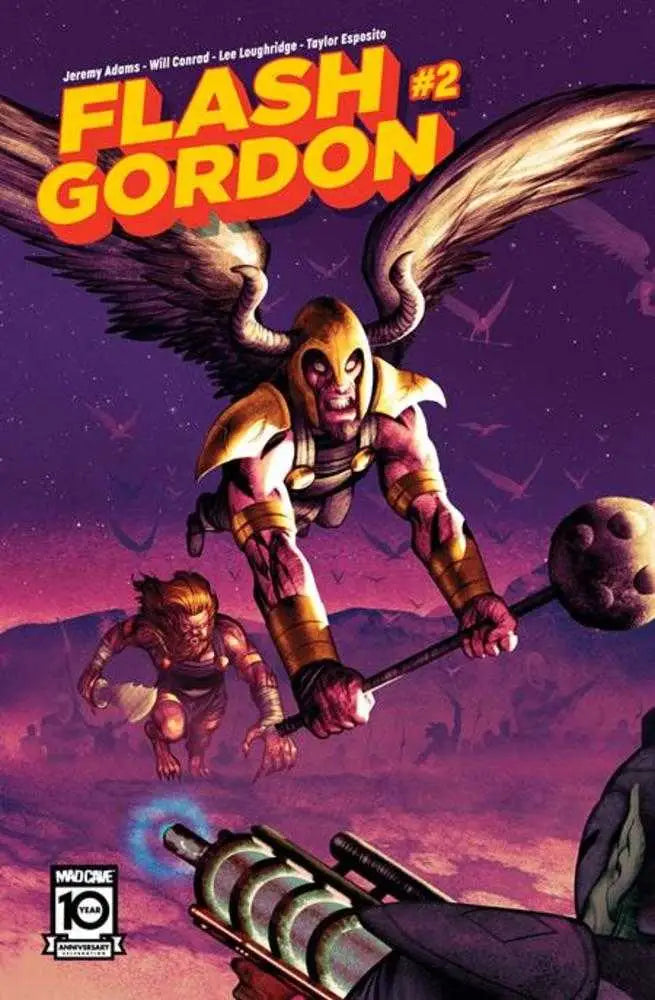 Flash Gordon #2 Cover B Frazer Irving Variant featuring an epic space action scene