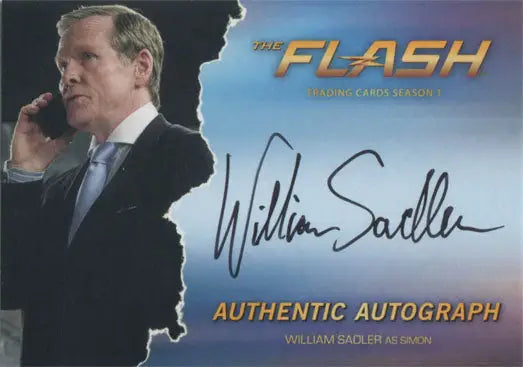 Autographed trading card of William Sadler as Simon from The Flash Season 1