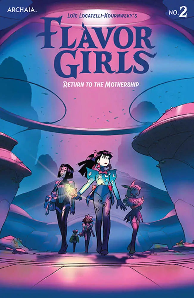 Flavor Girls comic book cover featuring Underwater Showdown for Flavor Girls Return to the Mothership #2