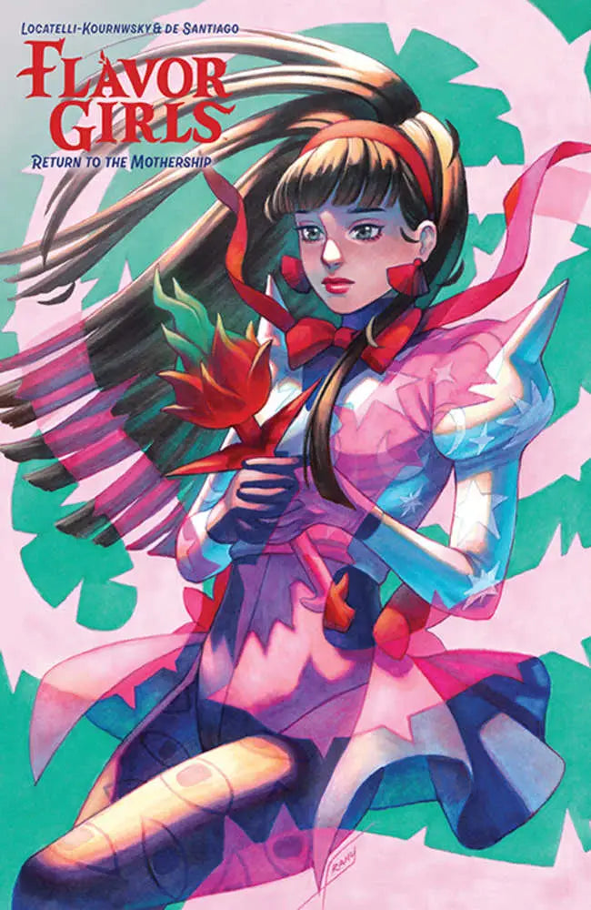 Comic book cover of Flavor Girls Return To The Mothership #3 featuring Cover B Frany