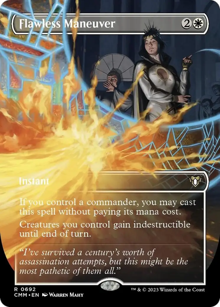 Flawless Maneuver (Borderless Alternate Art) [Commander Masters] - Magic Card Single
