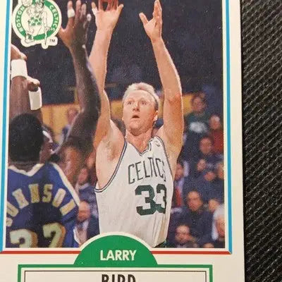 Fleer 1990 Fleer Larry Bird #8 Boston Celtics NBA. LEGEND! NRMT+ - Basketball Card Single