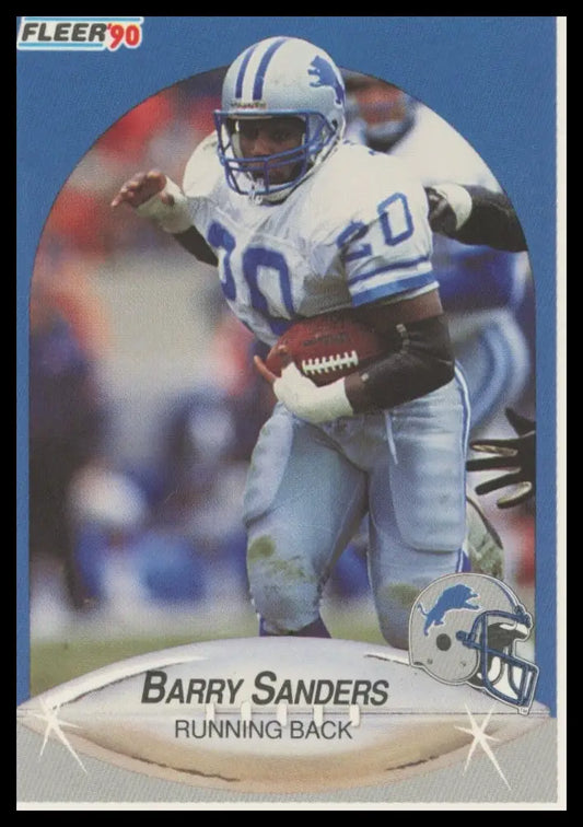 Fleer Barry Sanders 284 Detroit Lions LP - Football Card Single