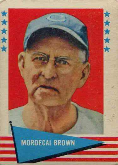 Fleer Baseball Greats 1961 Base Card 11 Mordecai Brown - Baseball Card Single