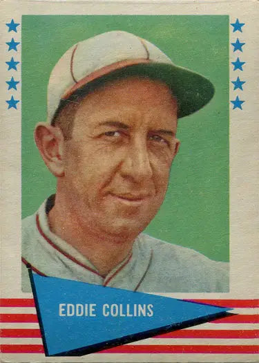 Fleer Baseball Greats 1961 Base Card 16 Eddie Collins - Baseball Card Single