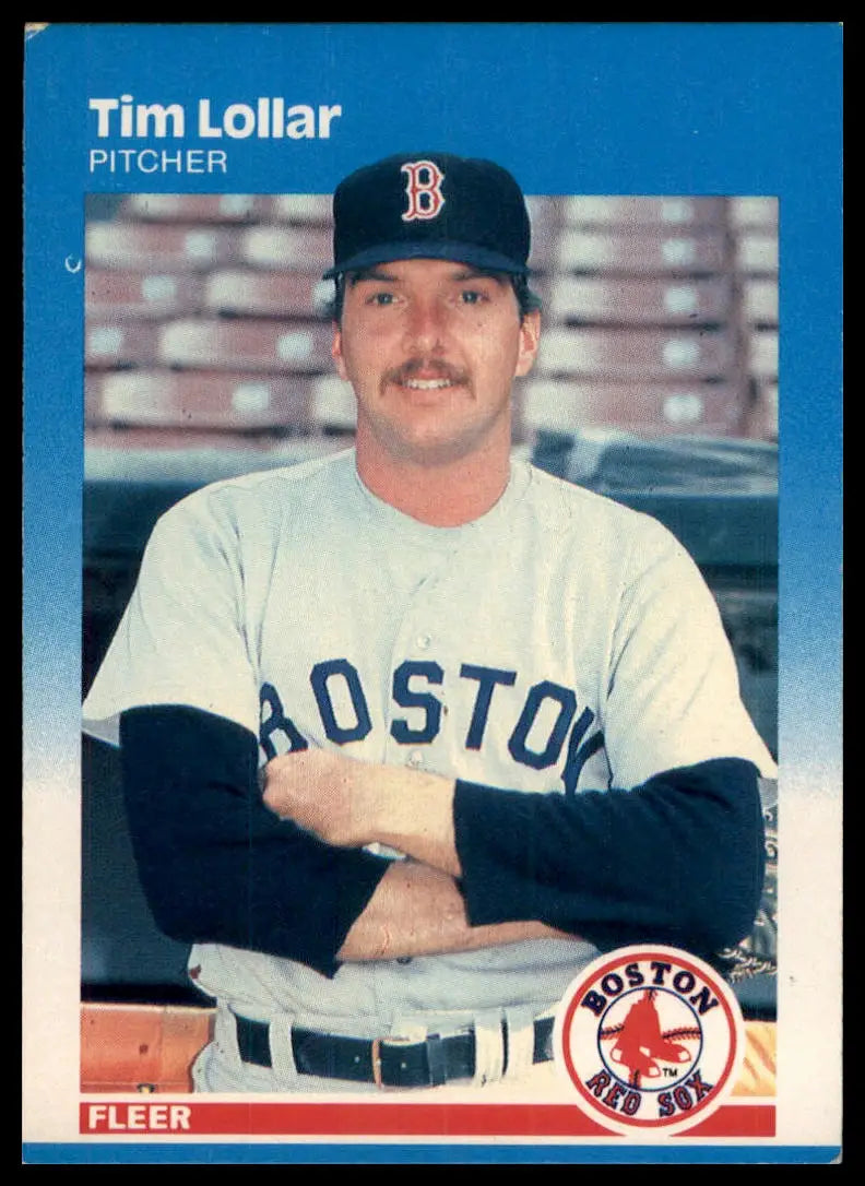 Fleer - Glossy Tim Lollar 38 Boston Red Sox MP - Baseball Card Single