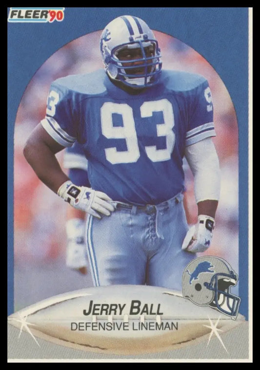 Fleer Jerry Ball 276 Detroit Lions LP - Football Card Single