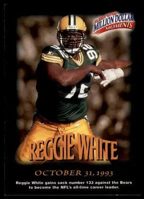 Fleer - Million Dollar Moments Exchange Reggie White 6 Green Bay Packers LP - Football Card Single