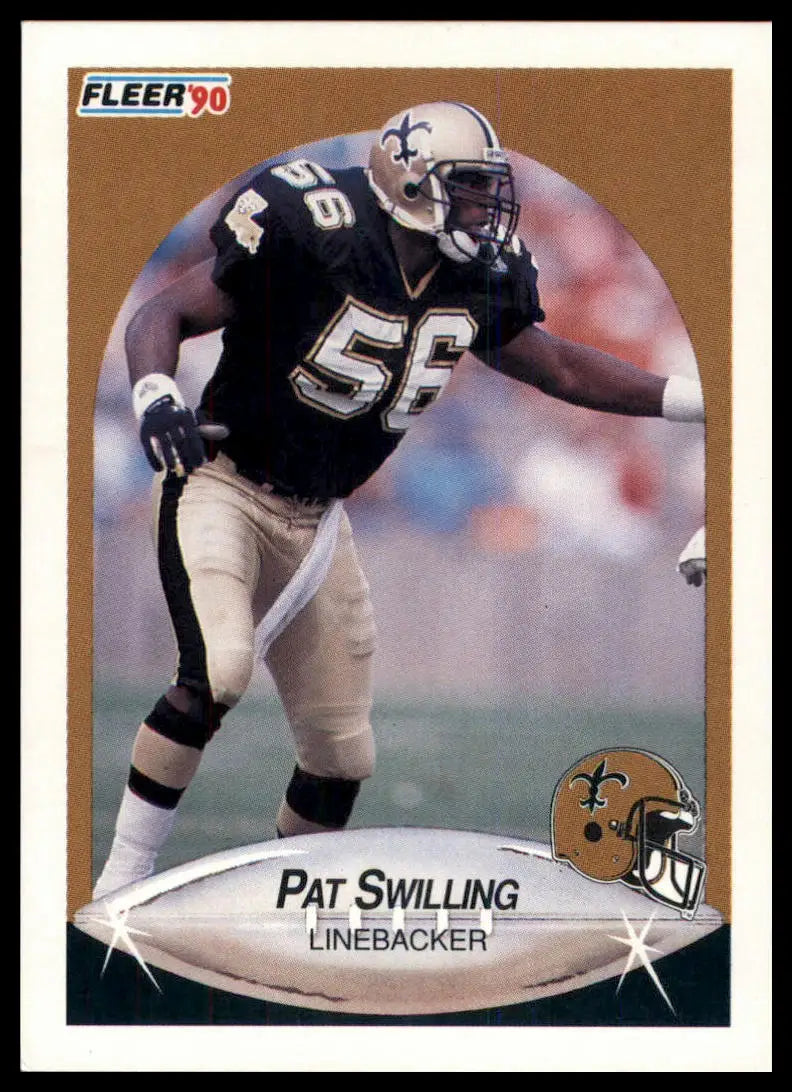 Fleer Pat Swilling 195 New Orleans Saints LP - Football Card Single