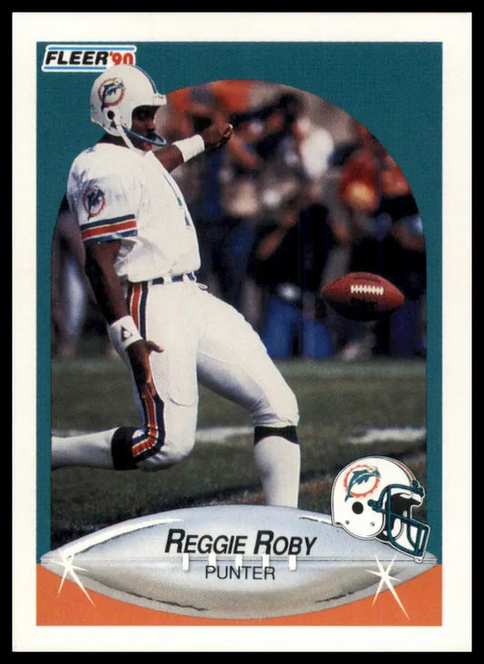 Fleer Reggie Roby 246 Miami Dolphins LP - Football Card Single