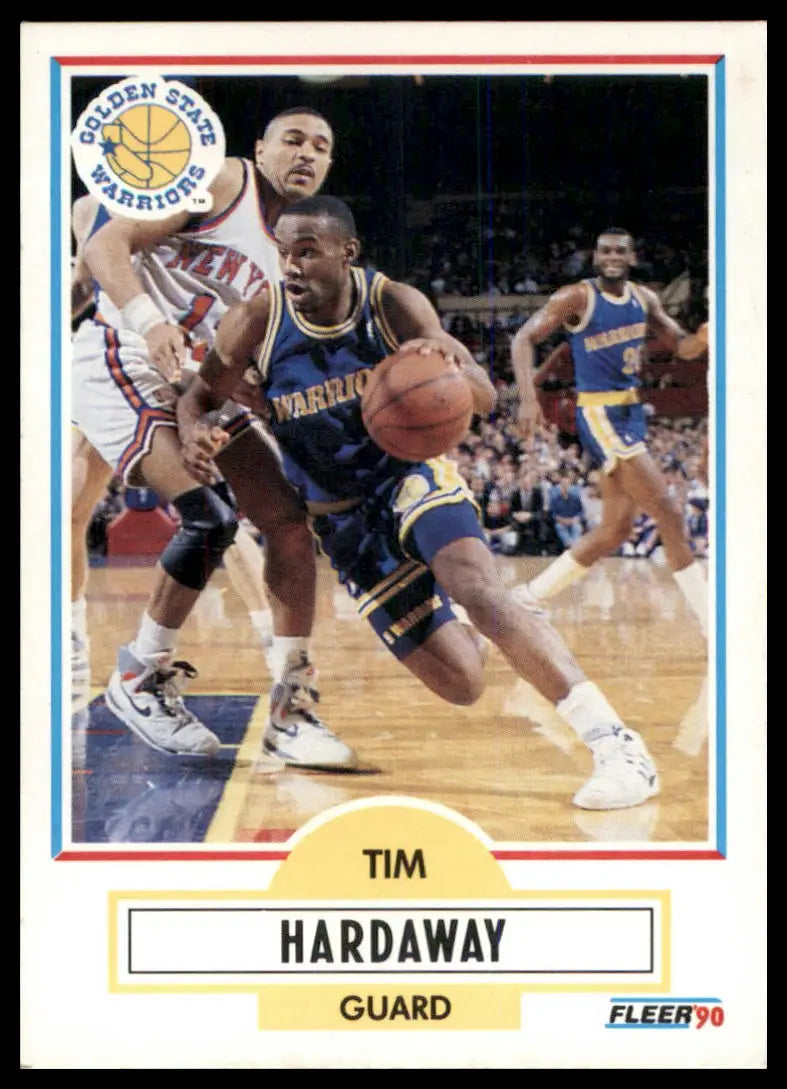 Fleer Tim Hardaway RC 63 Golden State Warriors NM - Basketball Card Single