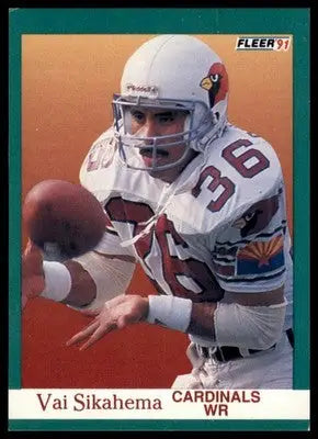 Fleer Vai Sikahema 349 Phoenix Cardinals