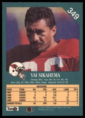 Fleer Vai Sikahema 349 Phoenix Cardinals