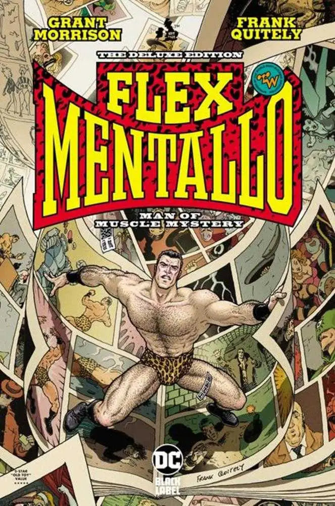 Flex Mentallo comic book cover from Muscle Mystery Deluxe Hardcover 2025 Edition