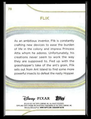 🌟 Flik, 2025 Topps Chrome Disney #78 🌟 - Non-Sports Card Single