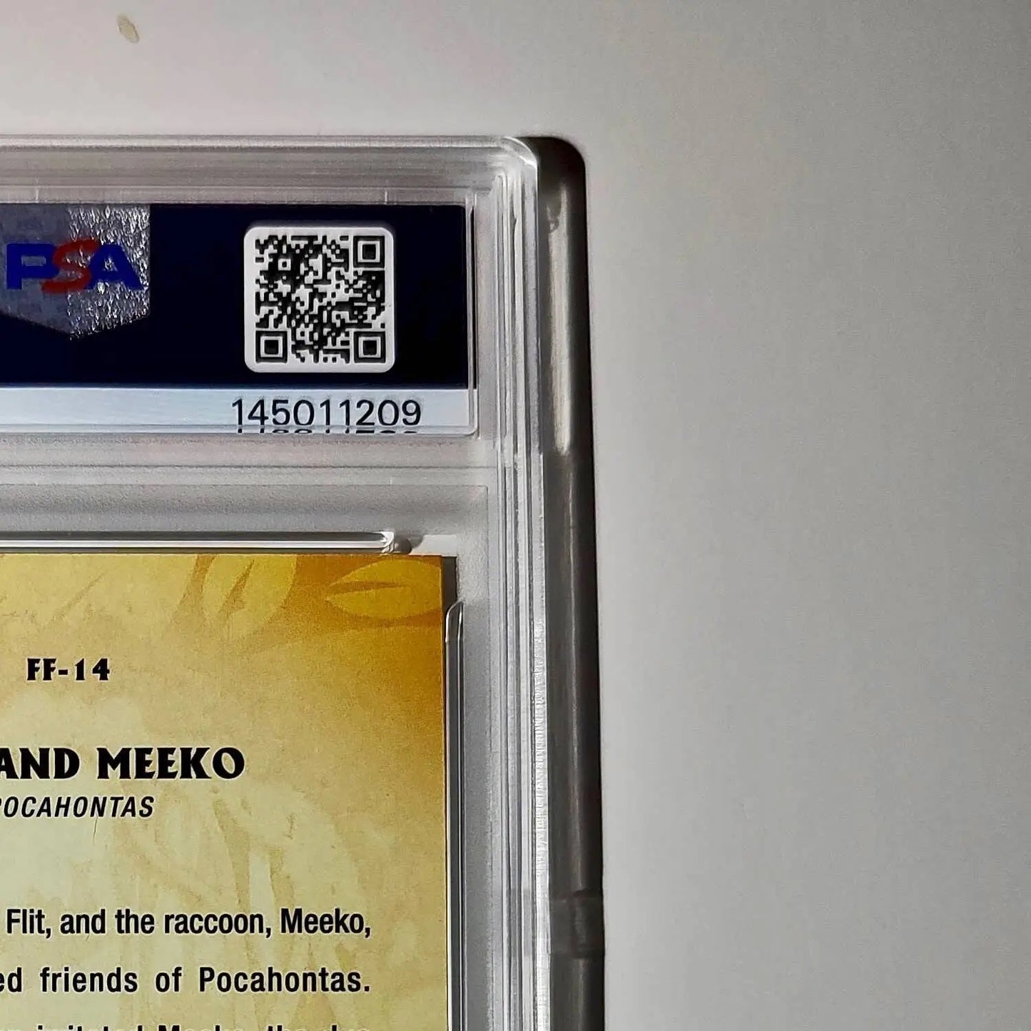 Flit and Meeko 2025 Topps Disney #FF-14 Furry Friends Card Pocahontas PSA 9 MT - Non-Sports Card Single