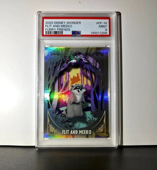 Flit and Meeko 2025 Topps Disney #FF-14 Furry Friends Card Pocahontas PSA 9 MT - Non-Sports Card Single