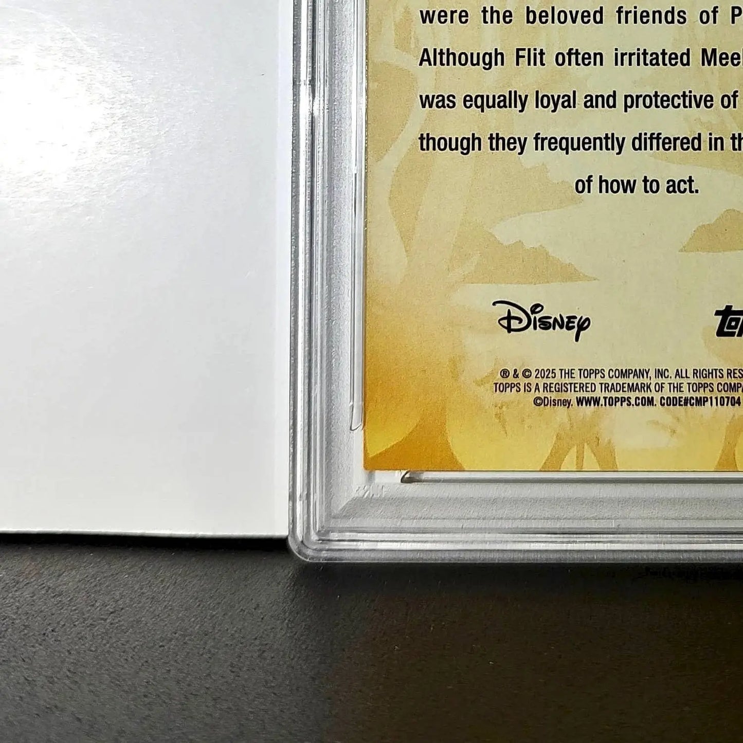 Flit and Meeko 2025 Topps Disney #FF-14 Furry Friends Card Pocahontas PSA 9 - Non-Sports Card Single