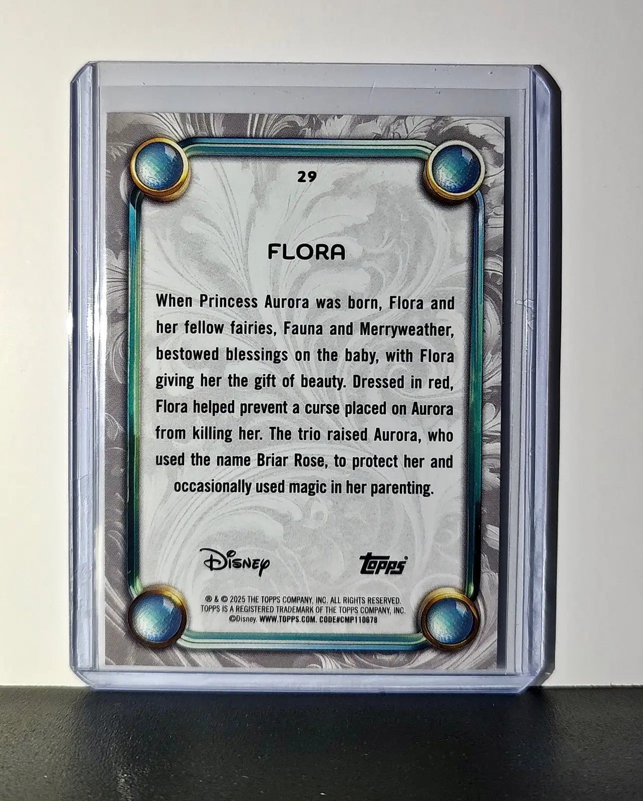 Flora 2025 Topps Disney Wonder #29 Card Sleeping Beauty