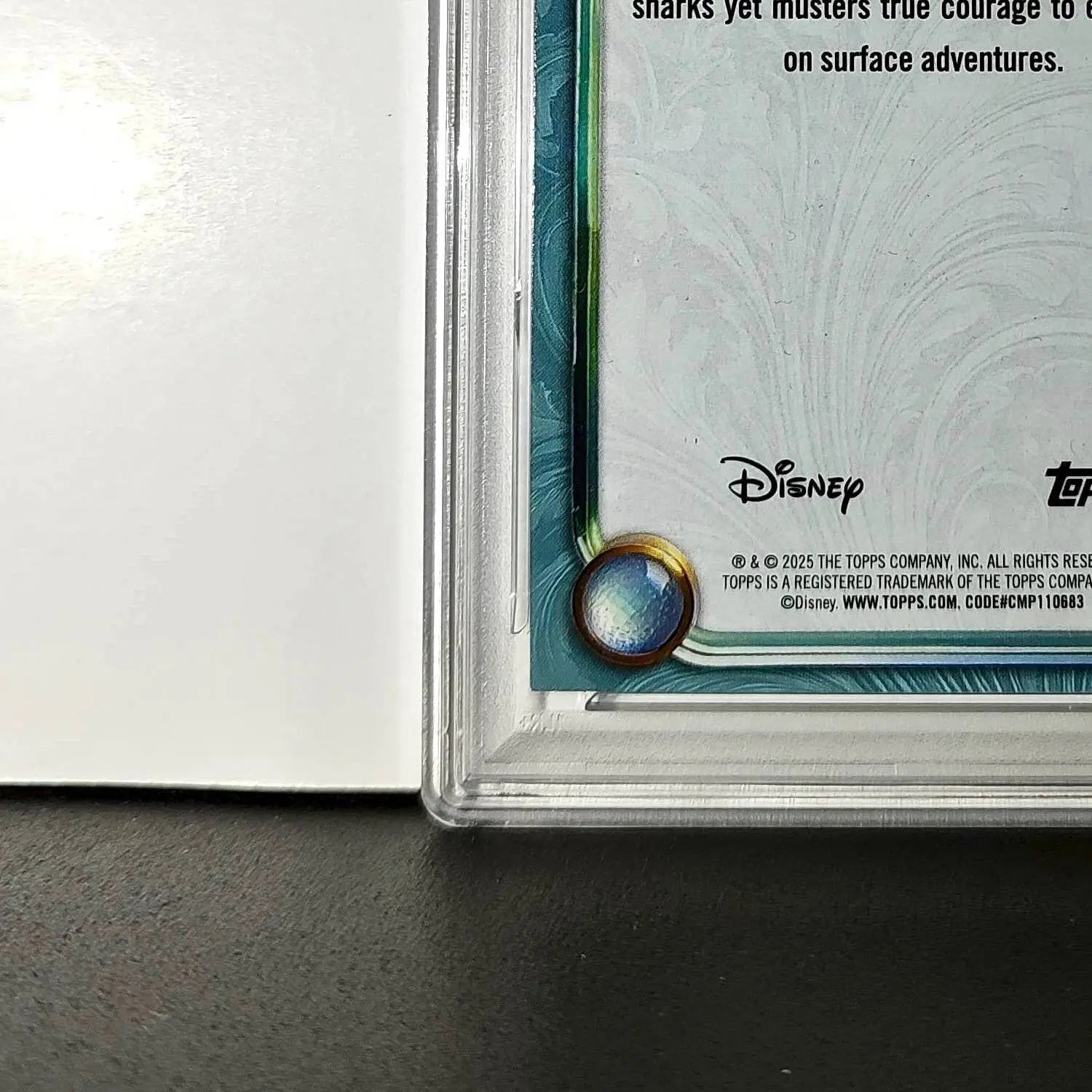 Flounder 2025 Topps Disney Wonder #122 Diamond Card The Little Mermaid PSA 7 - Non-Sports Card Single