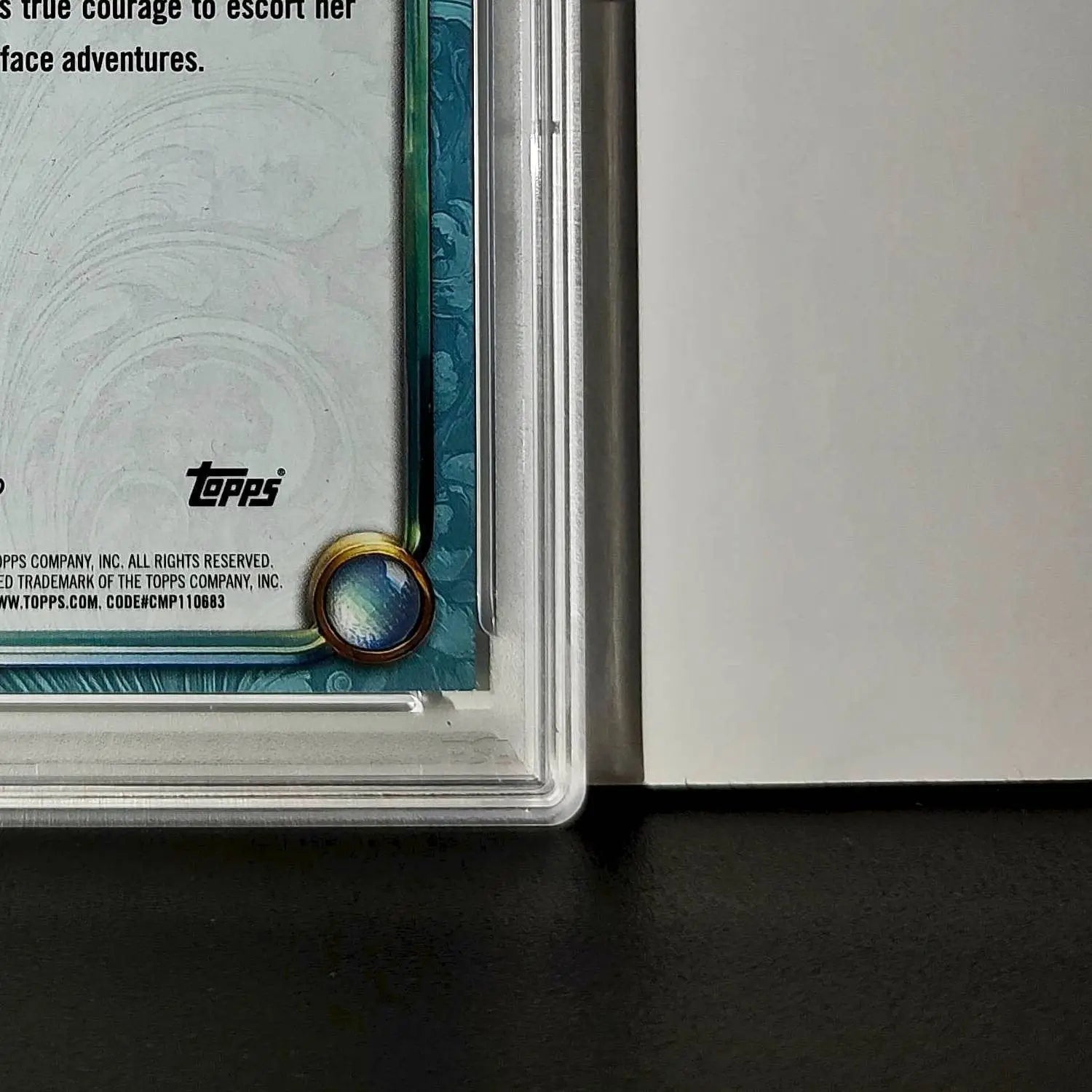 Flounder 2025 Topps Disney Wonder #122 Diamond Card The Little Mermaid PSA 7 - Non-Sports Card Single