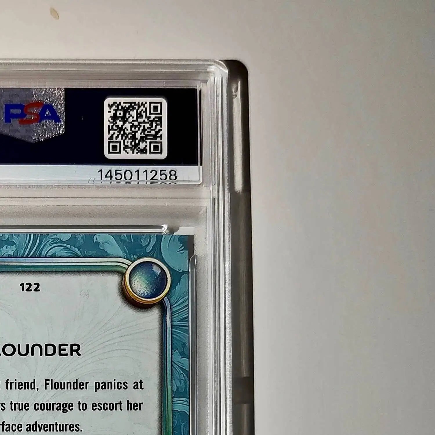 Flounder 2025 Topps Disney Wonder #122 Diamond Card The Little Mermaid PSA 7 - Non-Sports Card Single