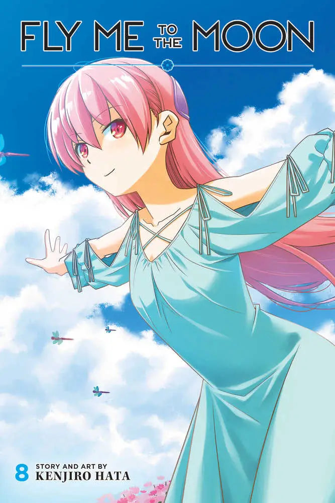 Manga cover art for Fly Me To The Moon Graphic Novel Volume 08 featuring moon graphic theme