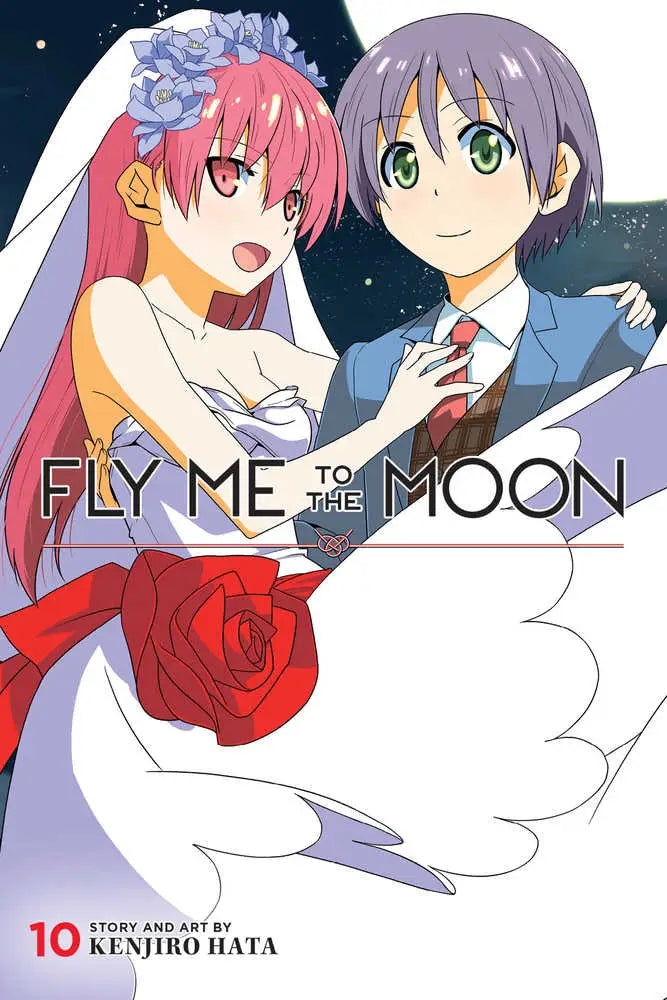 Fly Me To The Moon graphic novel cover volume 10 by Yanagi Sensei showing moon theme
