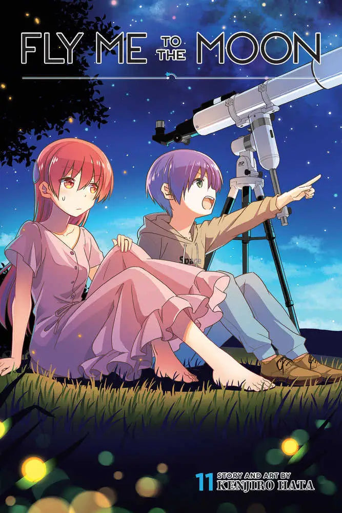 Fly Me To The Moon Graphic Novel Volume 11 manga cover art featuring moon graphic and belated wedding themes for older teen readers