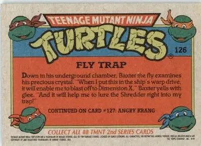 Fly Trap - 1989 Topps Teenage Mutant Ninja Turtles - #126 - Non_sport - Non-Sports Card Single