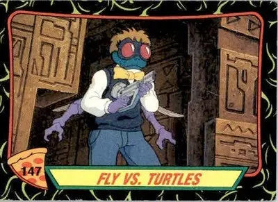 Fly vs. Turtles - 1989 Topps Teenage Mutant Ninja Turtles - #147 - Non_sport - Non-Sports Card Single